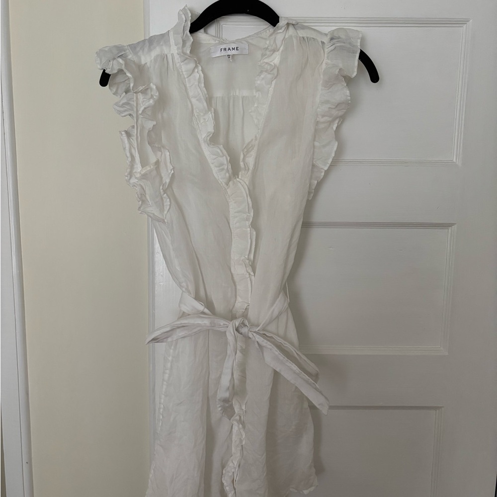 Frame Lauren ruffle dress